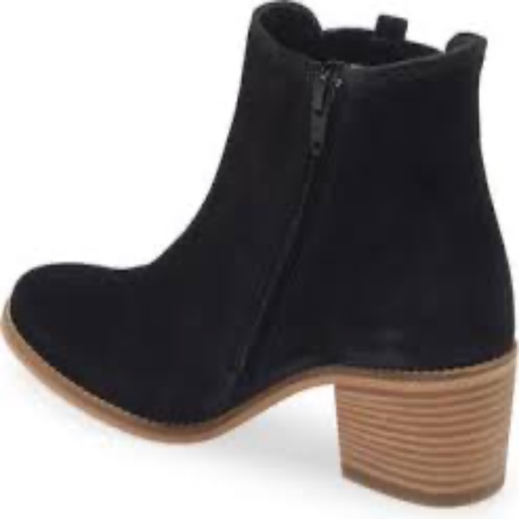 Paul Green Sante Zip Ankle Bootie Womens Shoe Black Suede Leather… - Picture 3 of 9